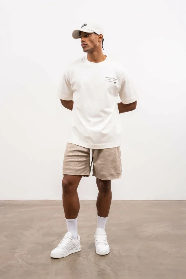 The Couture Club Airtex Panelled Shorts