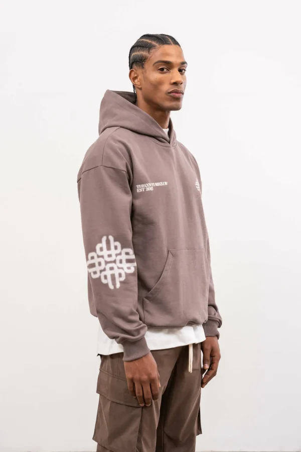 The Couture Club Blurred Emblem Graphic Hoodie