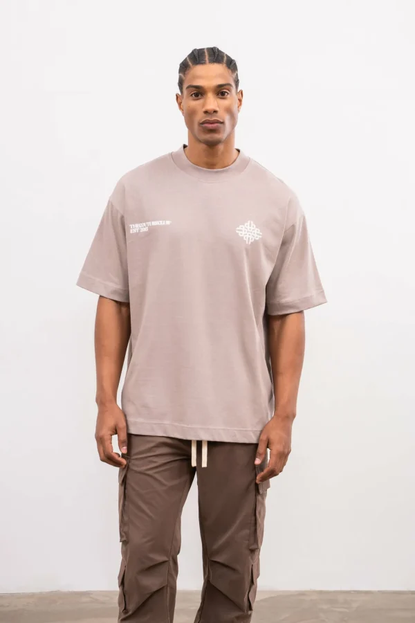 The Couture Club Blurred Graphic Emblem T-Shirt