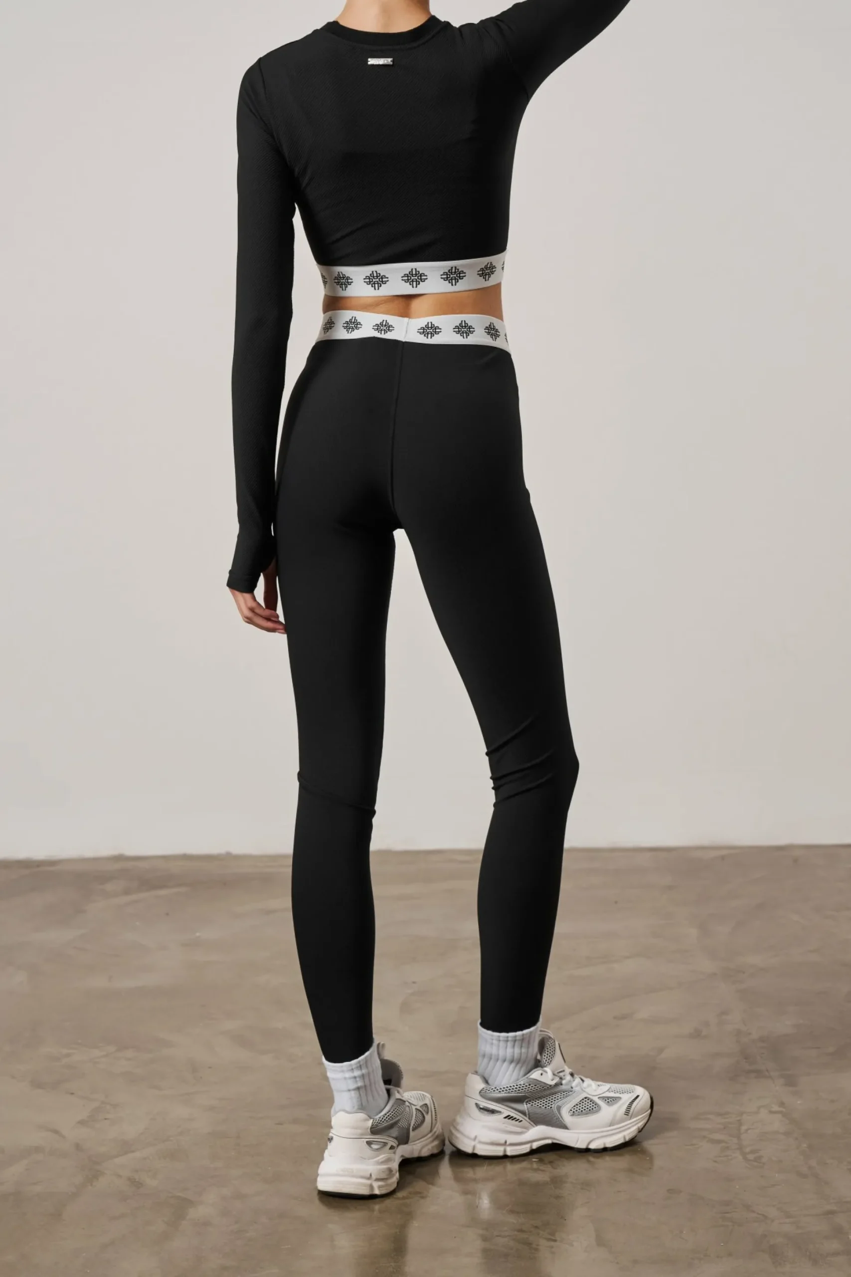 branded_waistband_ribbed__4.webp The Couture Club Branded Waistband Ribbed Leggings