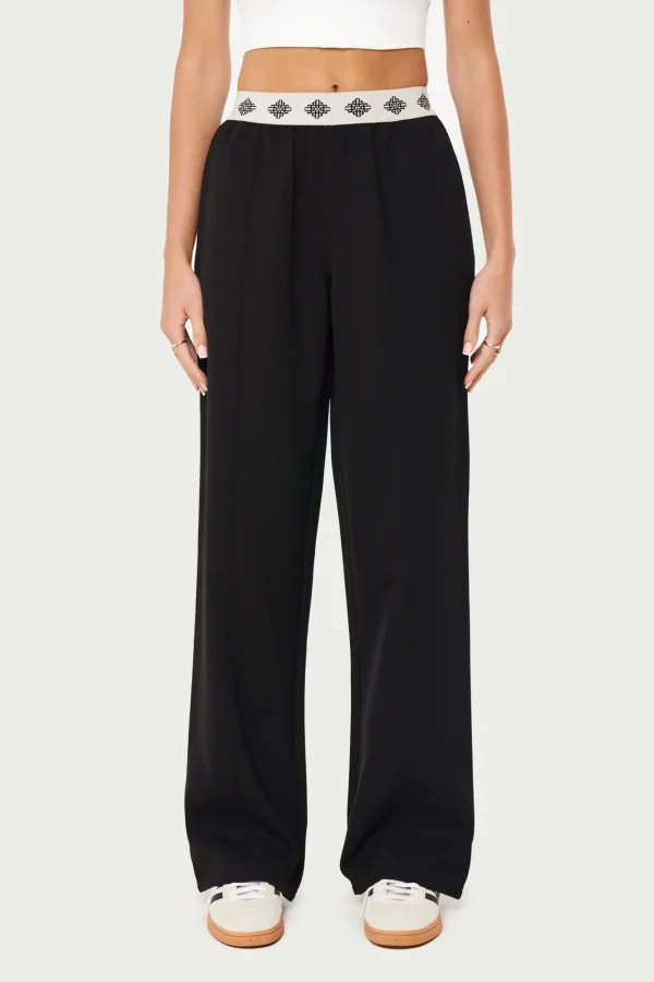 The Couture Club Branded Waistband Tailored Pant