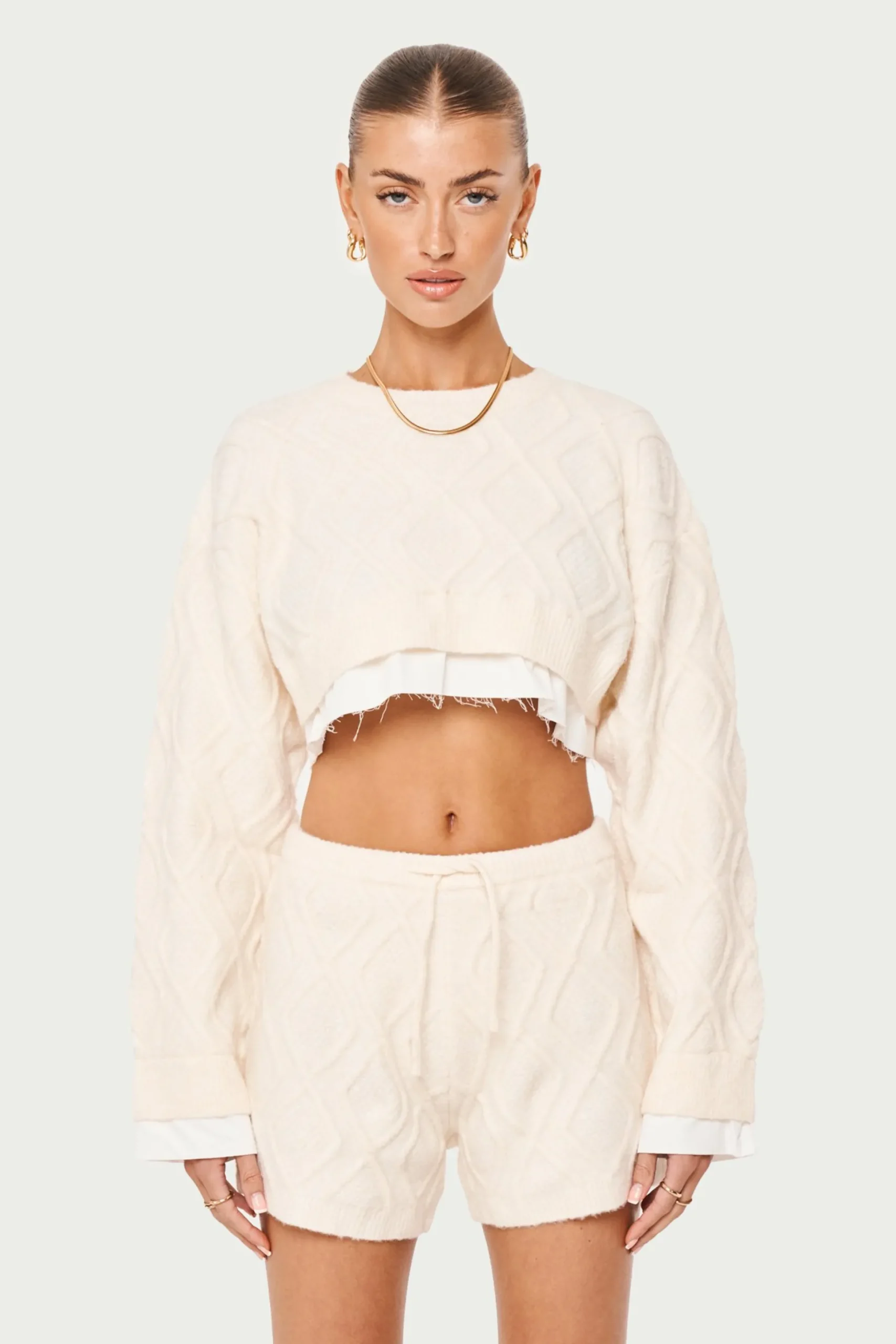 cable_knitted_cropped_swe_2.webp The Couture Club Cable Knitted Cropped Sweater