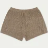 The Couture Club Cable Knitted Shorts