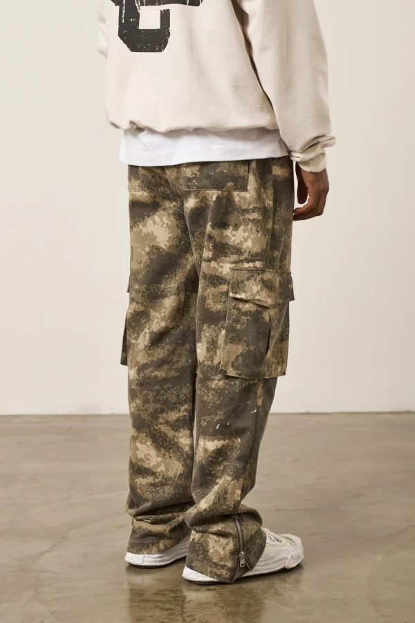 The Couture Club Camo Straight Leg Cargos