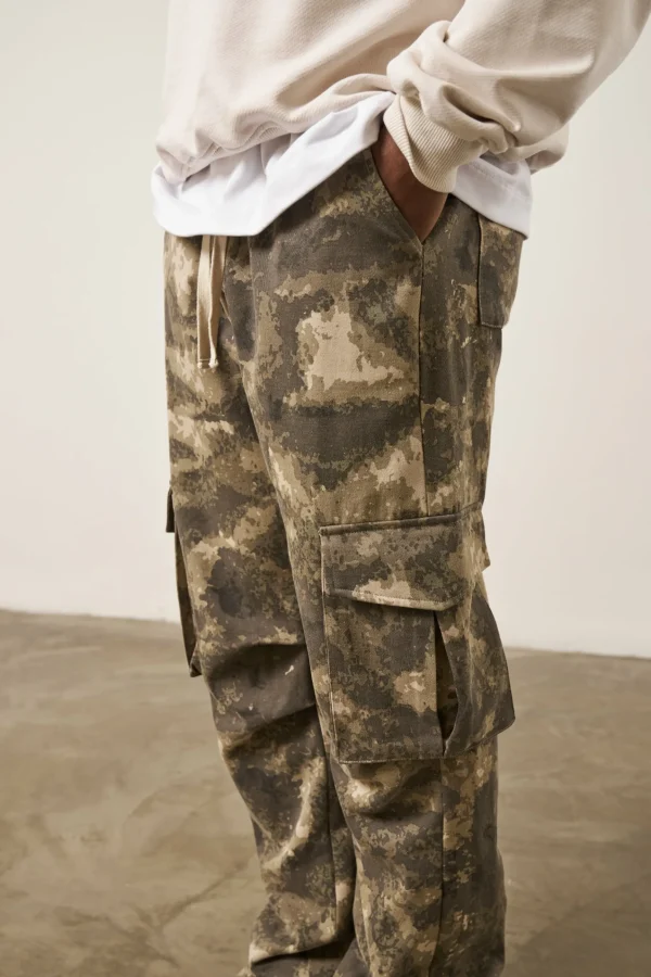 The Couture Club Camo Straight Leg Cargos