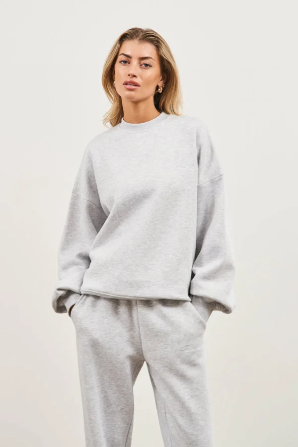 The Couture Club Couture Script Puff Sleeve Crew