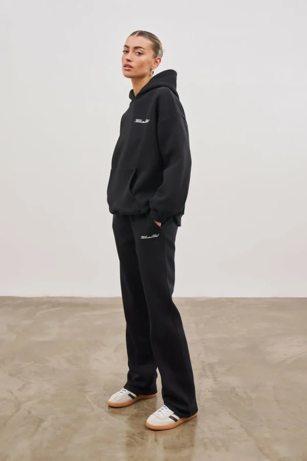 The Couture Club Couture Script Straight Leg Joggers