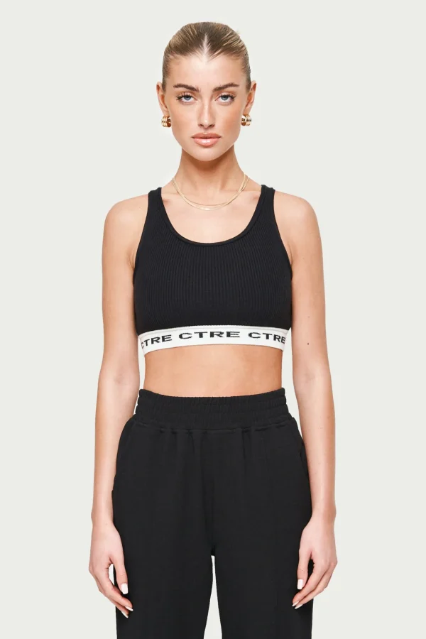 The Couture Club Ctre Knit Crop Top