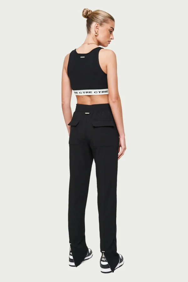 The Couture Club Ctre Knit Crop Top