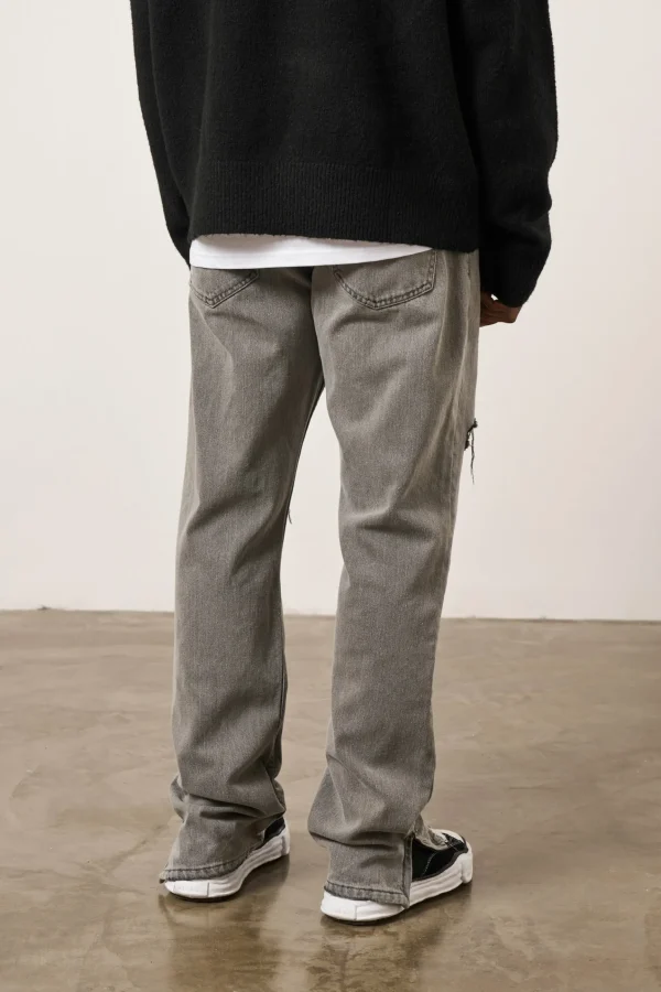 The Couture Club Distressed Straight Leg Jean