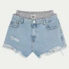 The Couture Club Double Layer Boxer Denim Short