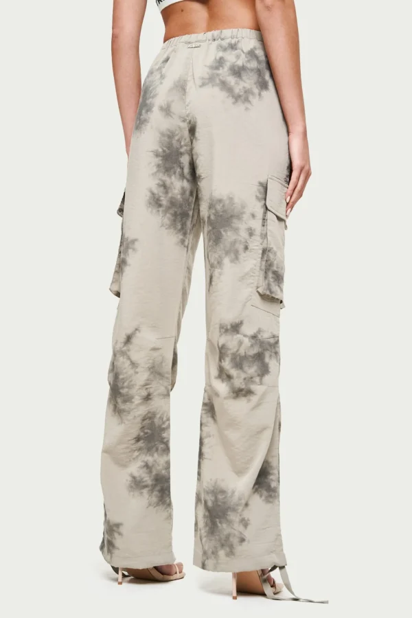 The Couture Club Draped Camo Oversized Cargos