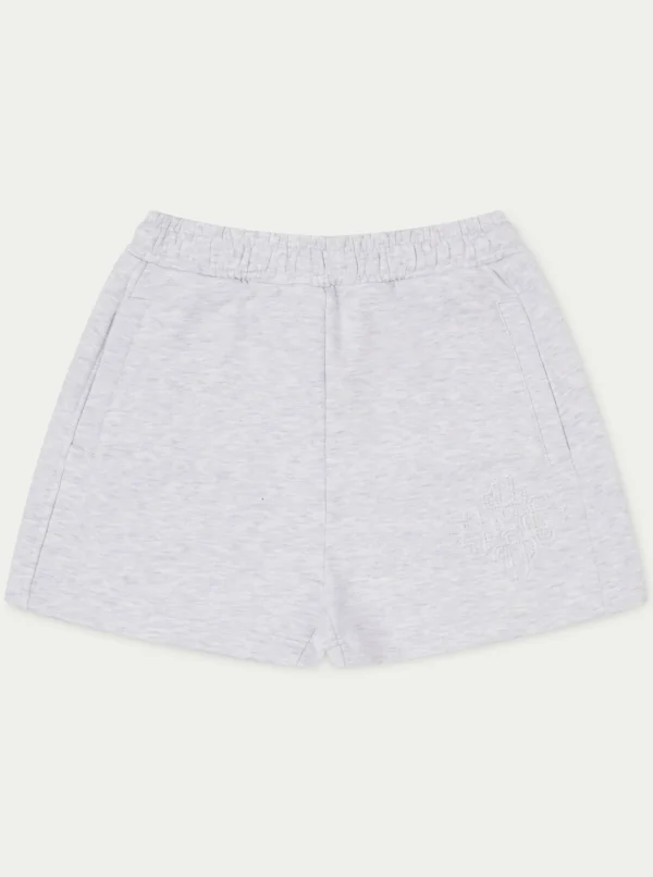 The Couture Club Emblem Applique Jersey Shorts