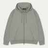 The Couture Club Emblem Embroidered Logo Zip Through Hoodie