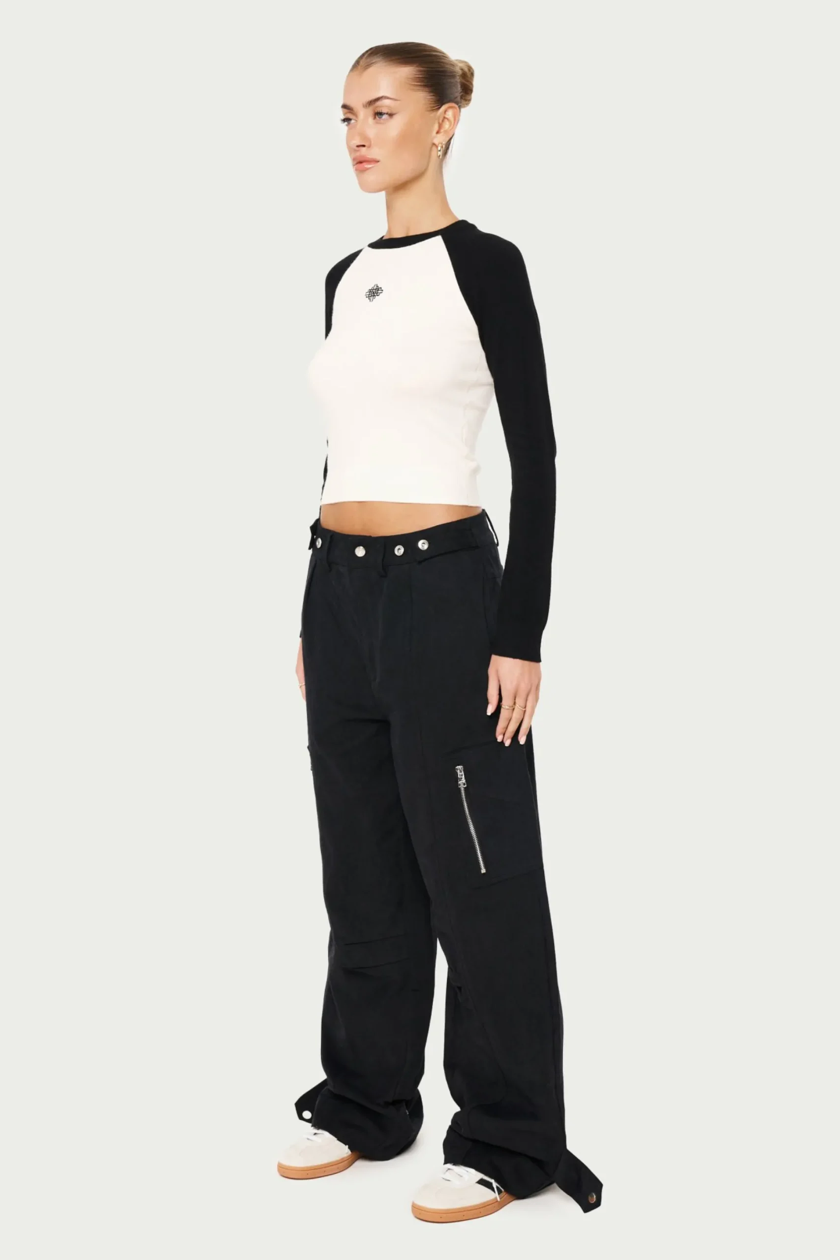 emblem_fine_knitted_long__3.webp The Couture Club Emblem Fine Knitted Long Sleeve Top