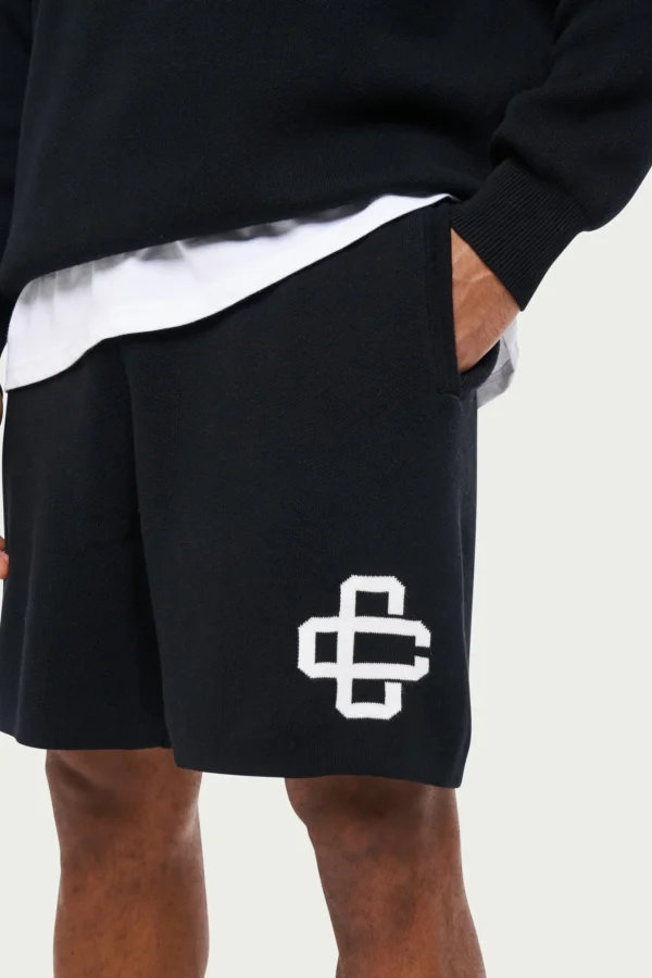 The Couture Club Emblem Knitted Shorts