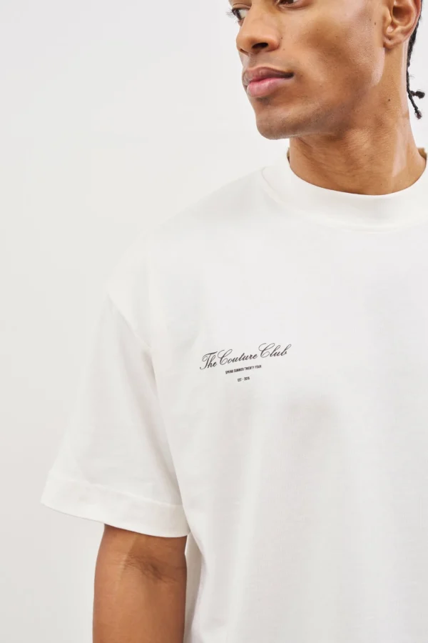The Couture Club Emblem Outline T-Shirt