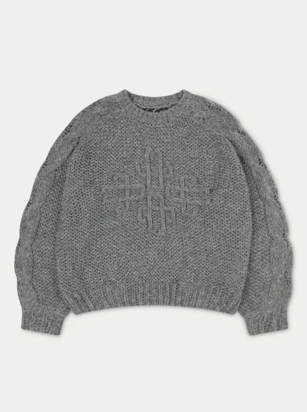 The Couture Club Emblem Oversized Knit Jumper