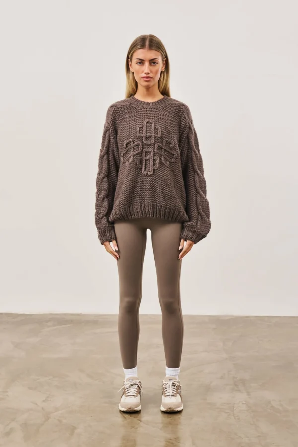 The Couture Club Emblem Oversized Knit Jumper
