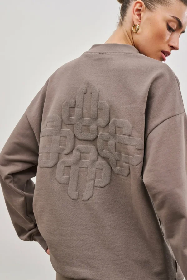 The Couture Club Emblem Oversized Sweatshirt