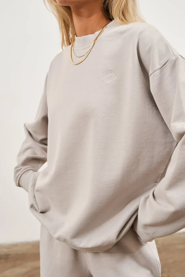 The Couture Club Emblem Oversized Sweatshirt