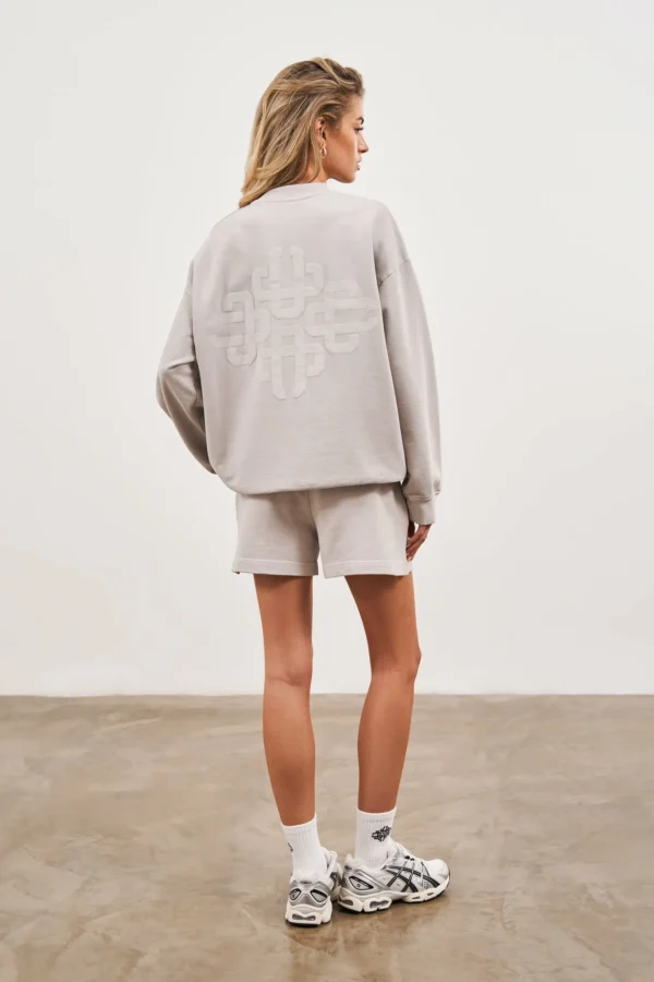 The Couture Club Emblem Oversized Sweatshirt