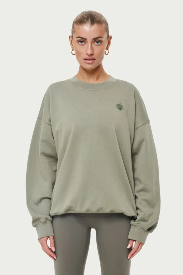 The Couture Club Emblem Oversized Sweatshirt