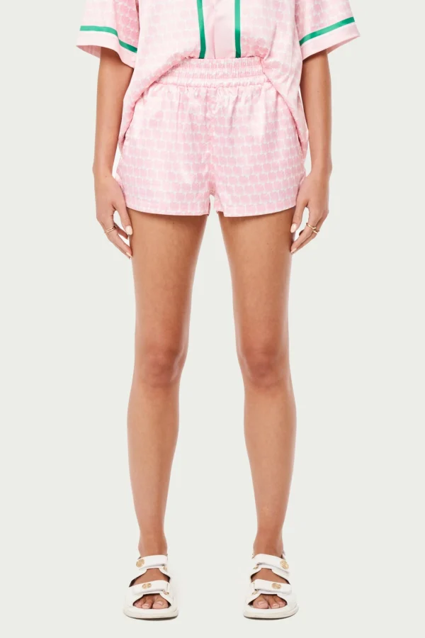 The Couture Club Emblem Printed Resort Shorts