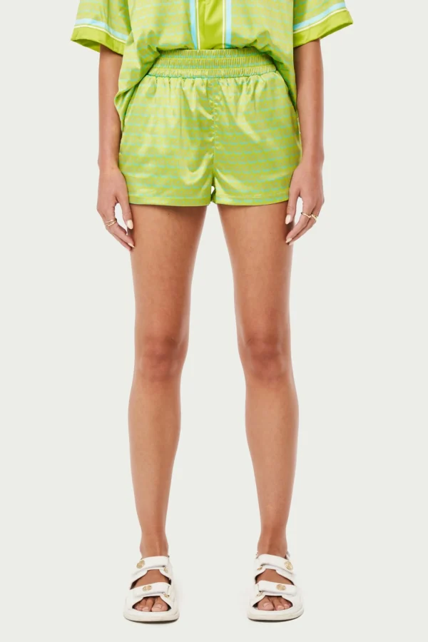 The Couture Club Emblem Printed Resort Shorts
