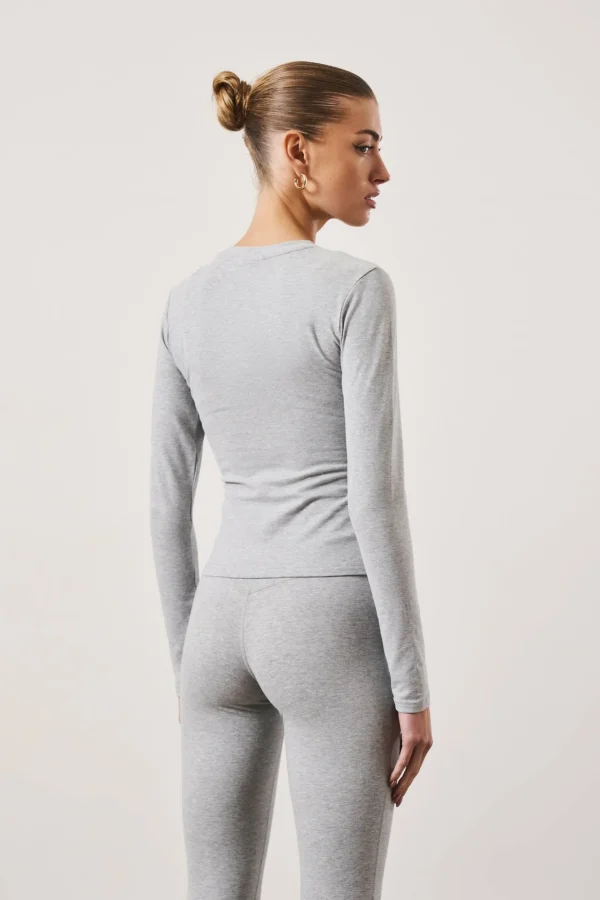 The Couture Club Emblem Soft Touch Jersey Long Sleeve Top