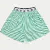 The Couture Club Emblem Stripe Shorts