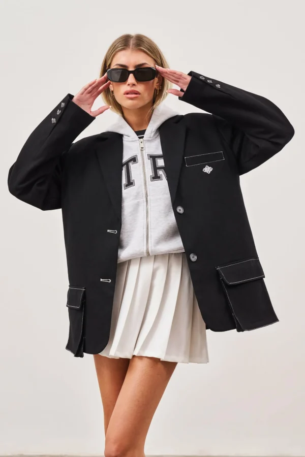 The Couture Club Emblem Waistband Tennis Mini Skirt