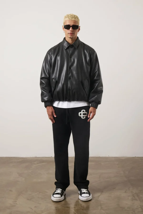 The Couture Club Faux Leather Bomber