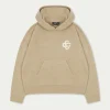 The Couture Club Fluffy Knit Emblem Hoodie