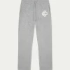 The Couture Club Fluffy Knit Emblem Joggers