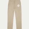 The Couture Club Fluffy Knit Emblem Joggers