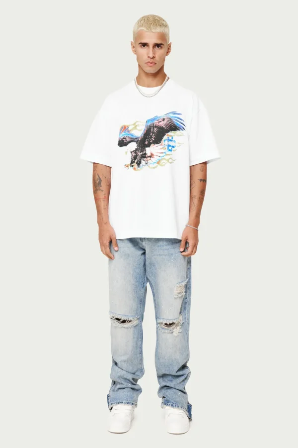 The Couture Club Graphic Flame Vintage T-Shirt