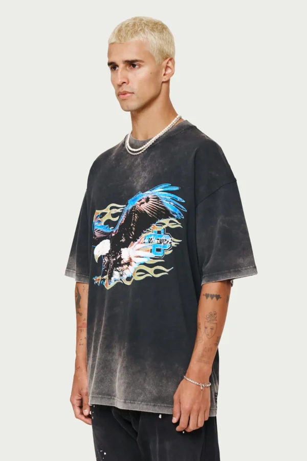 The Couture Club Graphic Flame Vintage T-Shirt