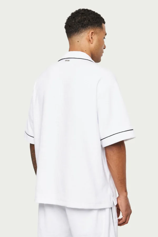 The Couture Club Heavyweight Towelled Revere Shirt