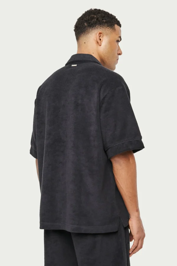 The Couture Club Heavyweight Towelled Revere Shirt