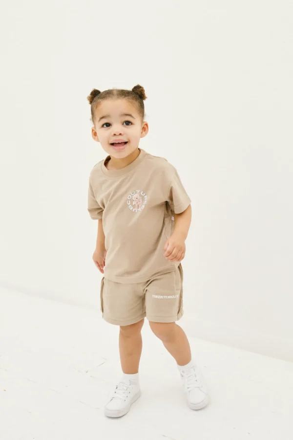 The Couture Club Kids Circle Graphic Teddy T-Shirt