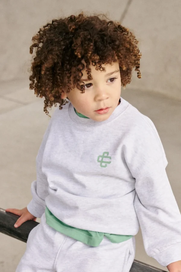 The Couture Club Kids Emblem Print Sweat