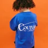 The Couture Club Kids Globe Print Boxy T-Shirt