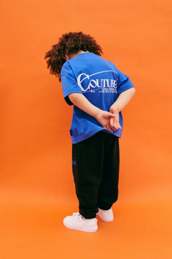 The Couture Club Kids Globe Print Boxy T-Shirt