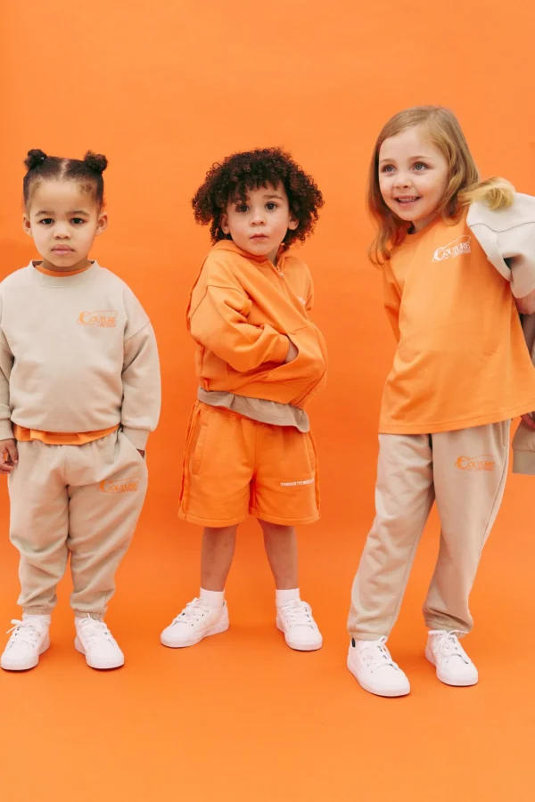 The Couture Club Kids Globe Print Boxy T-Shirt