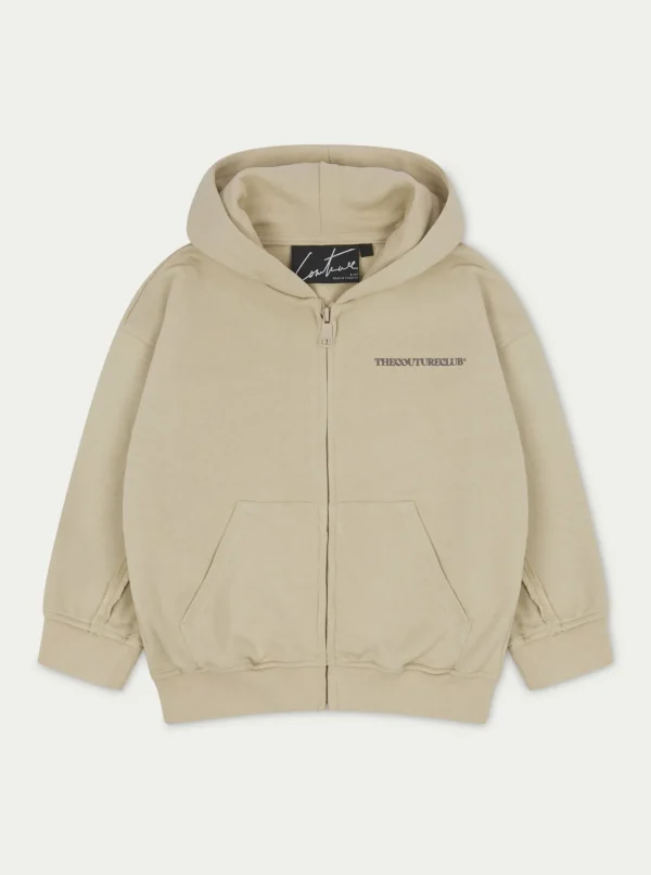 The Couture Club Kids Raw Seam Members Only Hoodie