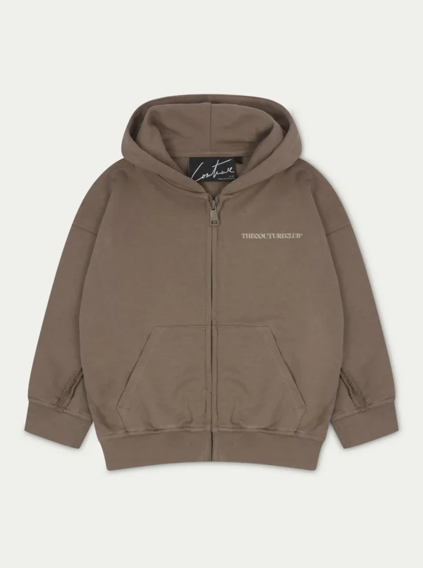 The Couture Club Kids Raw Seam Members Only Hoodie