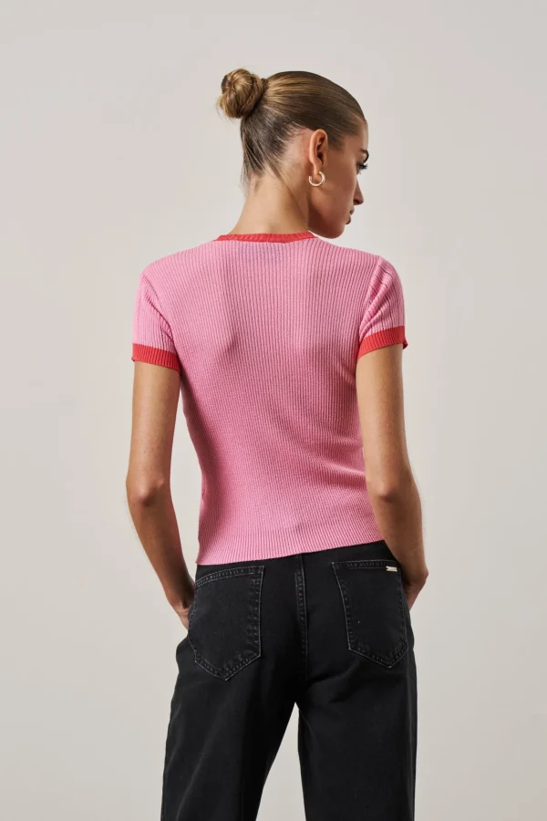 The Couture Club Knitted Emblem Baby Tee