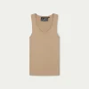 The Couture Club Knitted Logo Racer Vest