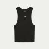 The Couture Club Logo Ribbed Racer Vest